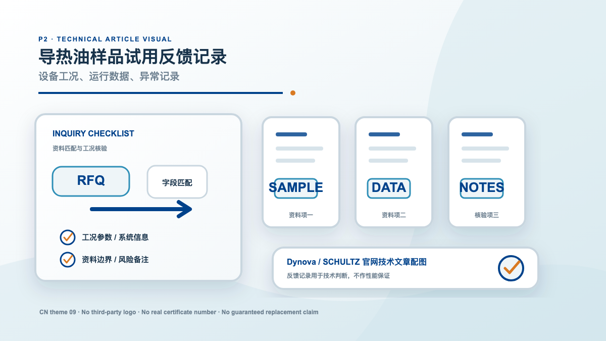 导热油样品试用反馈怎么记录？设备工况、运行数据和异常记录要点